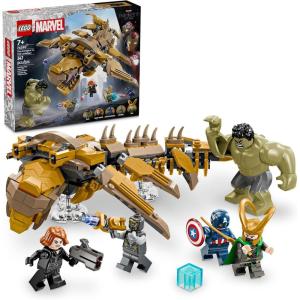 imageLEGO Marvel The Avengers vs The Leviathan Superhero Toy Building Set for Kids with Hulk Action Figure Plus 4 Marvel Minifigures Avengers Birthday Gift for Boys and Girls Ages 7 and Up 76290