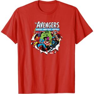 imageMarvel  Avengers Paper Rip TShirtRed