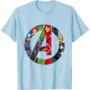 imageMarvel Avengers A Logo TShirtBaby Blue