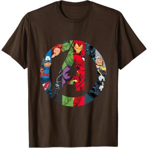 imageMarvel Avengers A Logo TShirtBrown