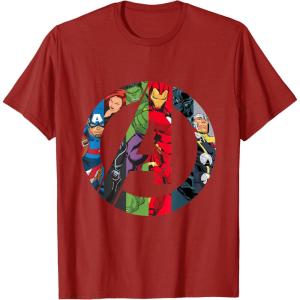 imageMarvel Avengers A Logo TShirtCranberry Red