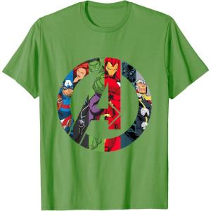 imageMarvel Avengers A Logo TShirtGrass Green