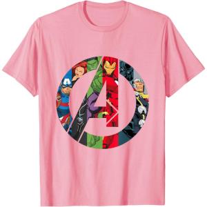imageMarvel Avengers A Logo TShirtPink