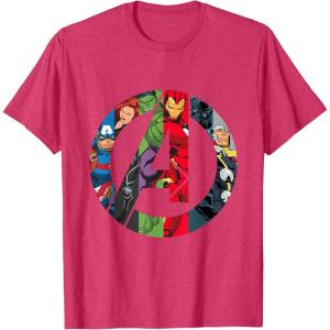 imageMarvel Avengers A Logo TShirtRed Heather