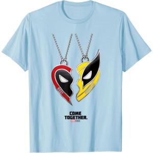 imageMarvel Deadpool ampamp Wolverine Come Together Friendship Poster TShirtBaby Blue