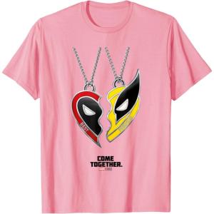 imageMarvel Deadpool ampamp Wolverine Come Together Friendship Poster TShirtPink