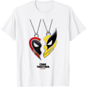 imageMarvel Deadpool ampamp Wolverine Come Together Friendship Poster TShirtWhite