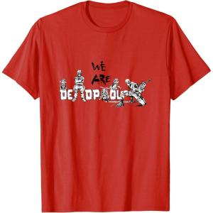 imageMarvel Deadpool ampamp Wolverine We Are Deadpool Group Logo TShirtRed