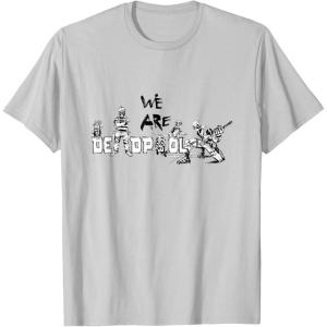 imageMarvel Deadpool ampamp Wolverine We Are Deadpool Group Logo TShirtSilver Grey