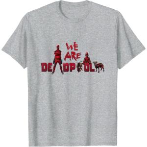 imageMarvel Deadpool ampamp Wolverine We Are Deadpool Variants Logo TShirtHeather Grey