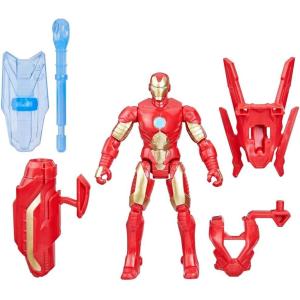 imageMarvel Epic Hero Series Battle Gear Captain America Action Figure 4Inch Avengers Super Hero Toys for Kids Ages 4 and UpIron Man Battle Gear