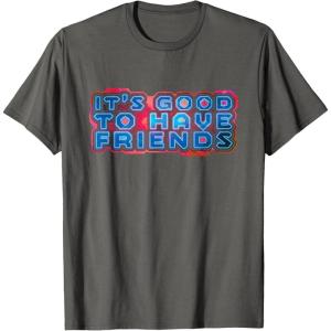 imageMarvel Guardians of the Galaxy 3 Its Good to Have Friends TShirtAsphalt Grey