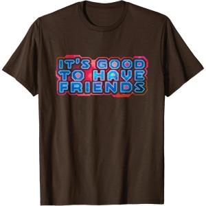 imageMarvel Guardians of the Galaxy 3 Its Good to Have Friends TShirtBrown