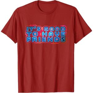 imageMarvel Guardians of the Galaxy 3 Its Good to Have Friends TShirtCranberry Red