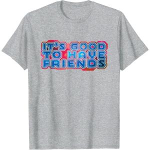 imageMarvel Guardians of the Galaxy 3 Its Good to Have Friends TShirtHeather Grey