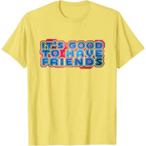 imageMarvel Guardians of the Galaxy 3 Its Good to Have Friends TShirtLemon Yellow