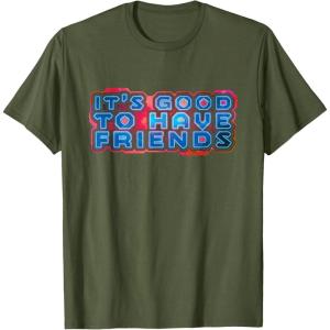 imageMarvel Guardians of the Galaxy 3 Its Good to Have Friends TShirtOlive Green