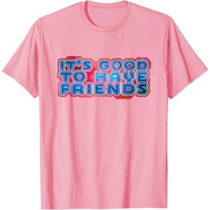imageMarvel Guardians of the Galaxy 3 Its Good to Have Friends TShirtPink
