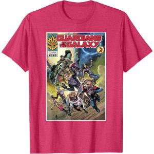 imageMarvel Guardians of the Galaxy Vol 3 Cosmic Comic Poster TShirtRed Heather