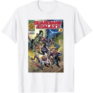 imageMarvel Guardians of the Galaxy Vol 3 Cosmic Comic Poster TShirtWhite