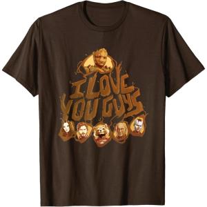 imageMarvel Guardians of the Galaxy Vol 3 I Love You Guys Groot TShirtBrown