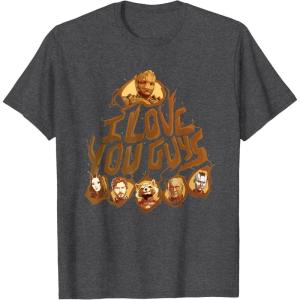 imageMarvel Guardians of the Galaxy Vol 3 I Love You Guys Groot TShirtDark Heather Grey