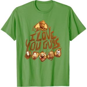 imageMarvel Guardians of the Galaxy Vol 3 I Love You Guys Groot TShirtGrass Green