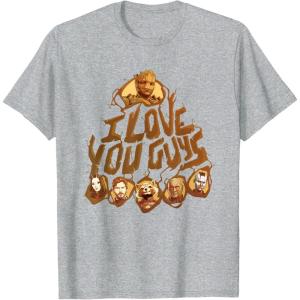 imageMarvel Guardians of the Galaxy Vol 3 I Love You Guys Groot TShirtHeather Grey