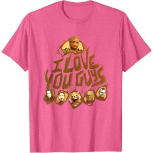 imageMarvel Guardians of the Galaxy Vol 3 I Love You Guys Groot TShirtPink Heather