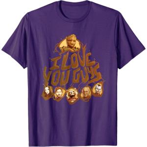 imageMarvel Guardians of the Galaxy Vol 3 I Love You Guys Groot TShirtPurple