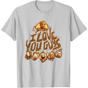 imageMarvel Guardians of the Galaxy Vol 3 I Love You Guys Groot TShirtSilver Grey