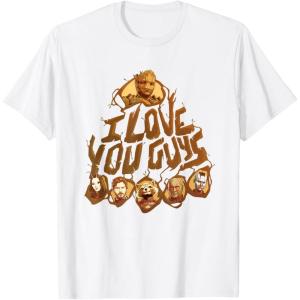 imageMarvel Guardians of the Galaxy Vol 3 I Love You Guys Groot TShirtWhite