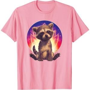 imageMarvel Guardians of the Galaxy Volume 3 Baby Rocket Raccoon TShirtPink