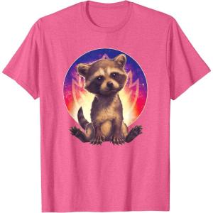 imageMarvel Guardians of the Galaxy Volume 3 Baby Rocket Raccoon TShirtPink Heather