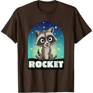 imageMarvel Guardians of the Galaxy Volume 3 Baby Rocket Toony TShirtBrown