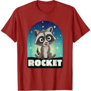 imageMarvel Guardians of the Galaxy Volume 3 Baby Rocket Toony TShirtCranberry Red