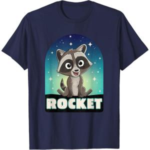 imageMarvel Guardians of the Galaxy Volume 3 Baby Rocket Toony TShirtNavy Blue