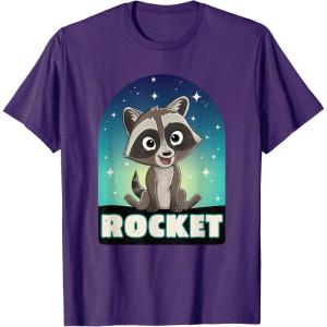 imageMarvel Guardians of the Galaxy Volume 3 Baby Rocket Toony TShirtPurple