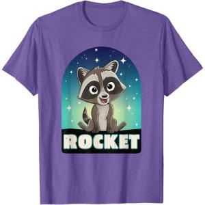 imageMarvel Guardians of the Galaxy Volume 3 Baby Rocket Toony TShirtPurple Heather