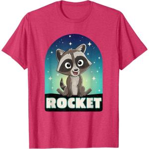 imageMarvel Guardians of the Galaxy Volume 3 Baby Rocket Toony TShirtRed Heather
