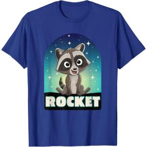 imageMarvel Guardians of the Galaxy Volume 3 Baby Rocket Toony TShirtRoyal Blue