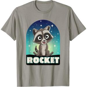 imageMarvel Guardians of the Galaxy Volume 3 Baby Rocket Toony TShirtSlate Grey