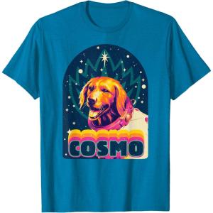 imageMarvel Guardians of the Galaxy Volume 3 Cosmo Album Retro TShirtSapphire Blue