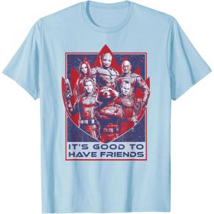 imageMarvel Guardians of the Galaxy Volume 3 Good to Have Friends TShirtBaby Blue