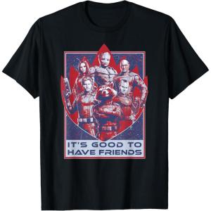 imageMarvel Guardians of the Galaxy Volume 3 Good to Have Friends TShirtBlack