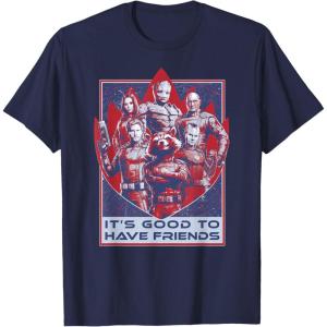 imageMarvel Guardians of the Galaxy Volume 3 Good to Have Friends TShirtNavy Blue