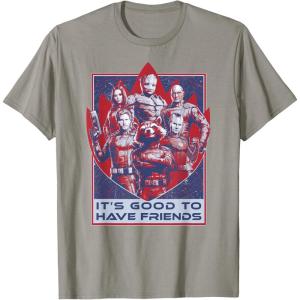 imageMarvel Guardians of the Galaxy Volume 3 Good to Have Friends TShirtSlate Grey