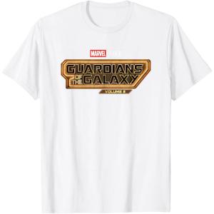 imageMarvel Guardians of the Galaxy Volume 3 Movie Logo TShirtWhite
