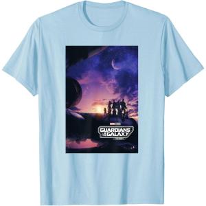 imageMarvel Guardians of the Galaxy Volume 3 Movie Poster Logo TShirtBaby Blue