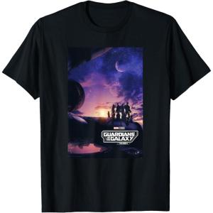 imageMarvel Guardians of the Galaxy Volume 3 Movie Poster Logo TShirtBlack